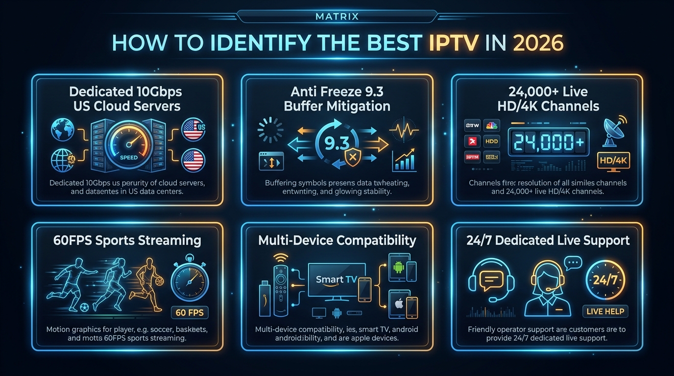 How to Identify the Best IPTV in 2026 Evaluation Matrix How to Identify the Best IPTV in 2026 Evaluation Matrix